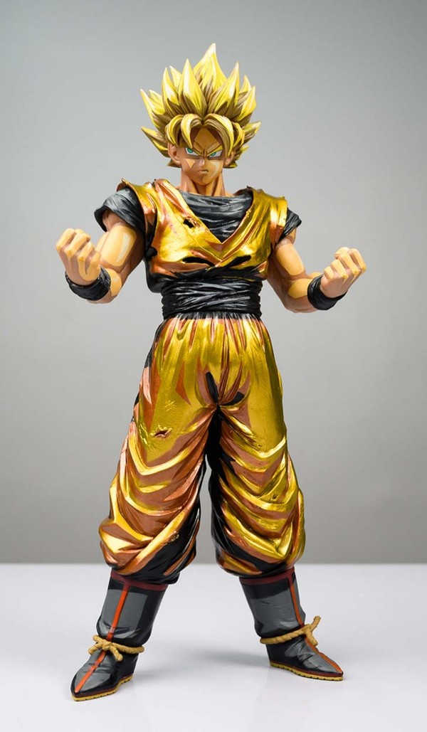 Son Goku SSJ (Flaming Gold Limited Edition), Dragon Ball Z, Banpresto, Pre-Painted